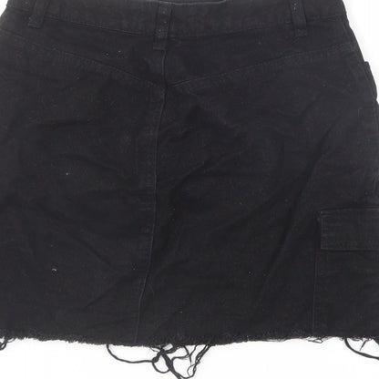Womens UK Size 10 Denim & Co. Mini Denim Skirt
