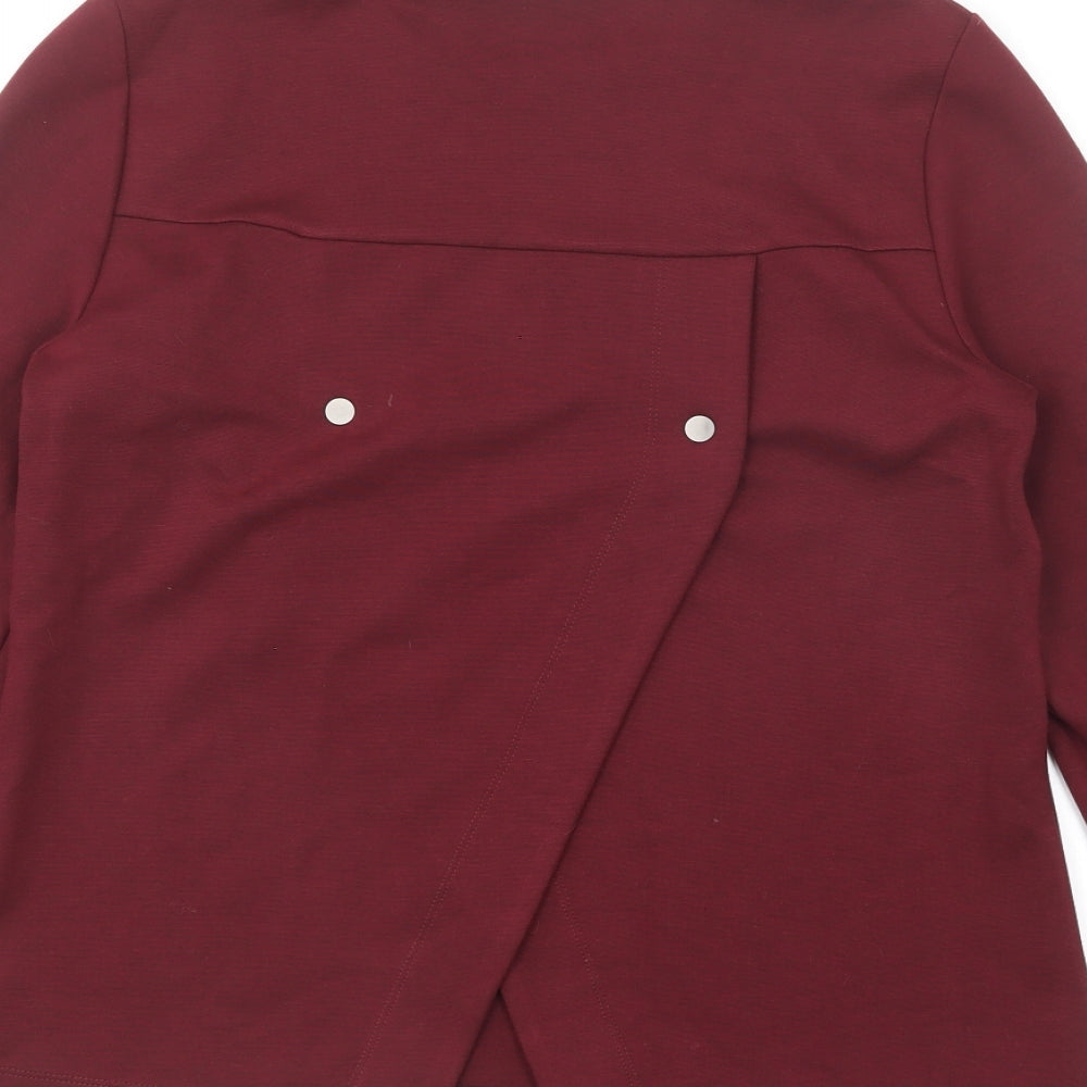 Hongo Womens Purple Viscose Pullover Sweatshirt Size 12 Pullover