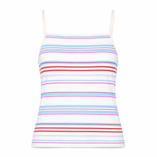 Womens UK Size M United Colors of Benetton Multicoloured Camisole T-Shirt