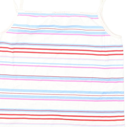 Womens UK Size M United Colors of Benetton Multicoloured Camisole T-Shirt