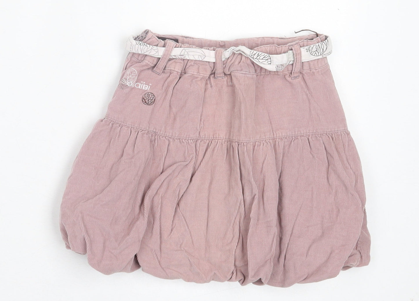 Obaibi Girls Pink Cotton A-Line Skirt Size 3 Years Regular Zip