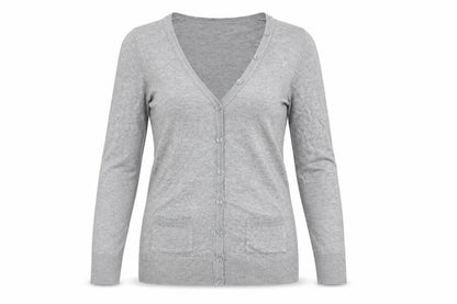 Womens UK Size 10 Marks and Spencer Grey Cardigan Jumper