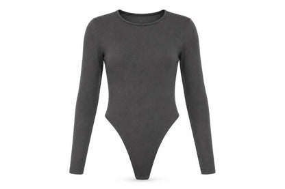 Womens UK Size M H&M One-Piece Grey Bodysuit