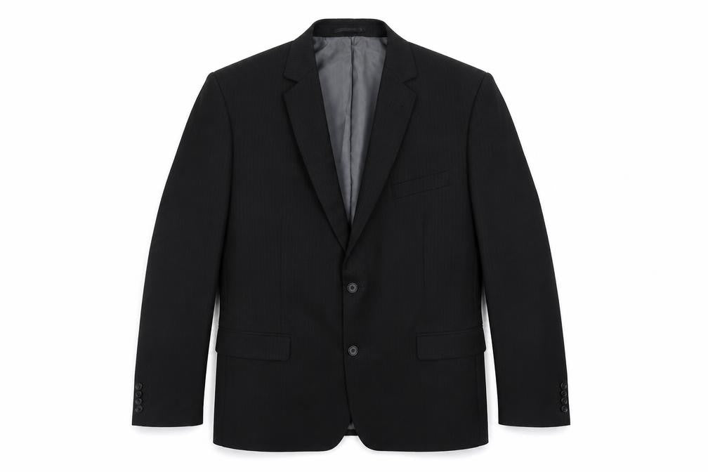 Mens UK Size 44 F&F Regular Black Suit Jacket