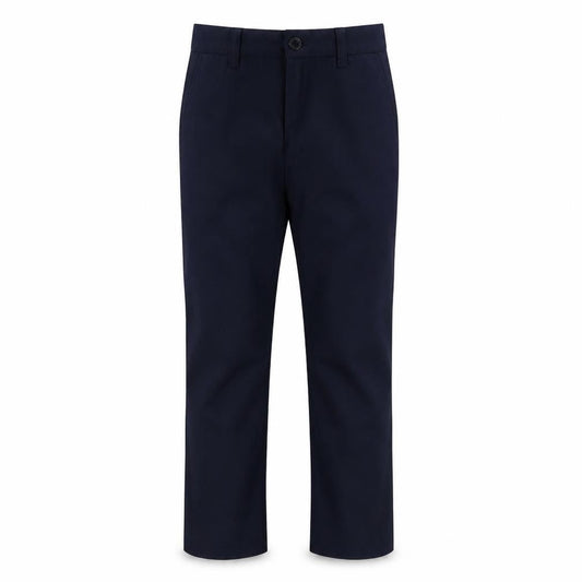 NEXT Boys Blue Polyester Dress Pants Trousers Size 4 Years Regular Button