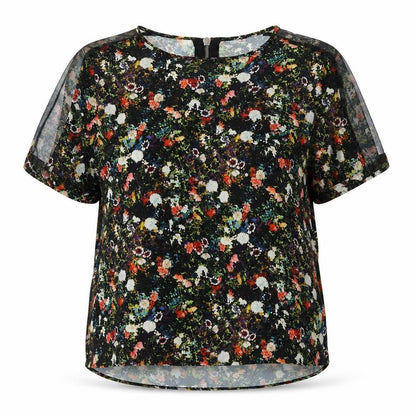 Womens UK Size M Preworn Multicoloured Basic Blouse