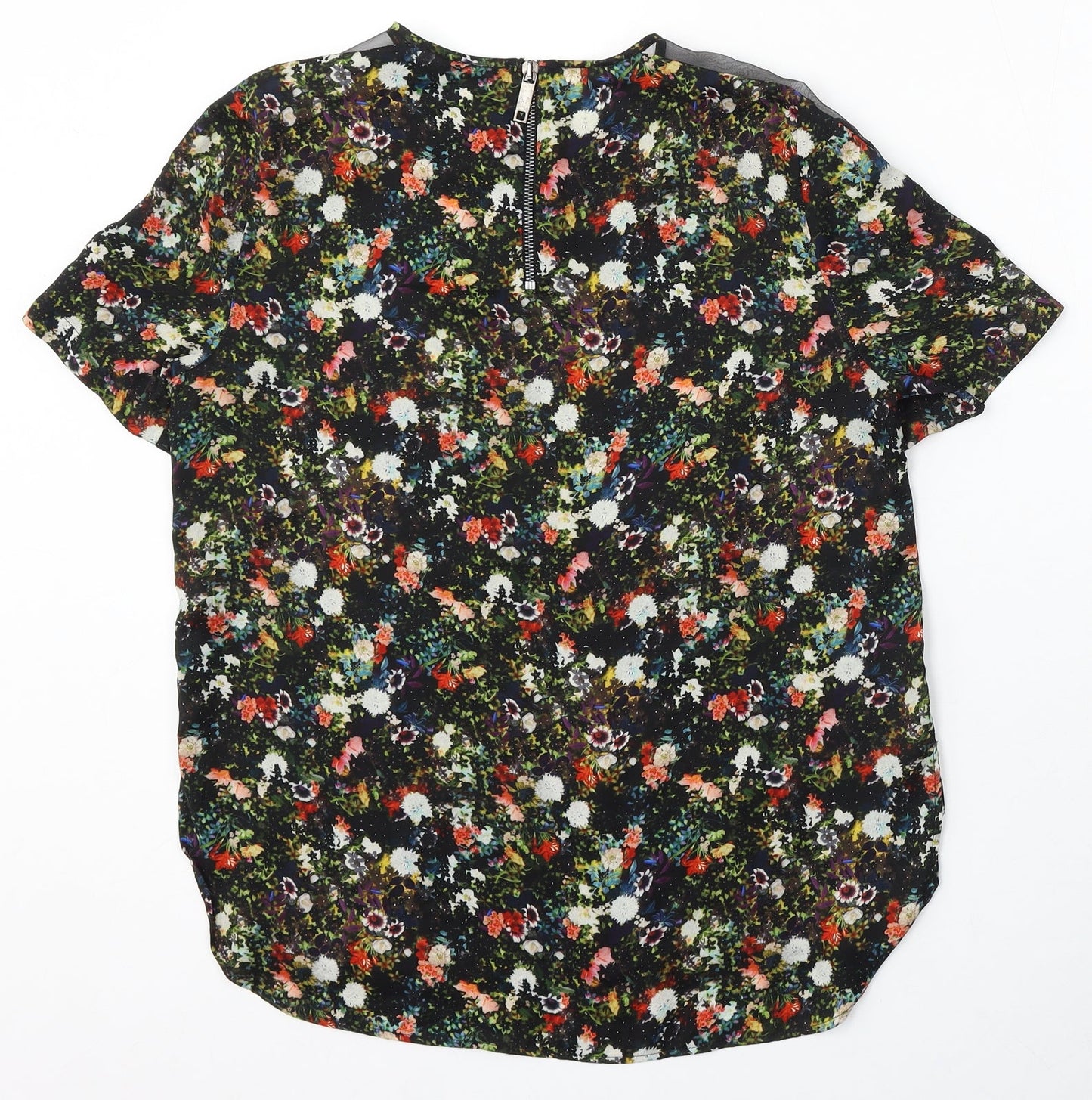 Womens UK Size M Preworn Multicoloured Basic Blouse
