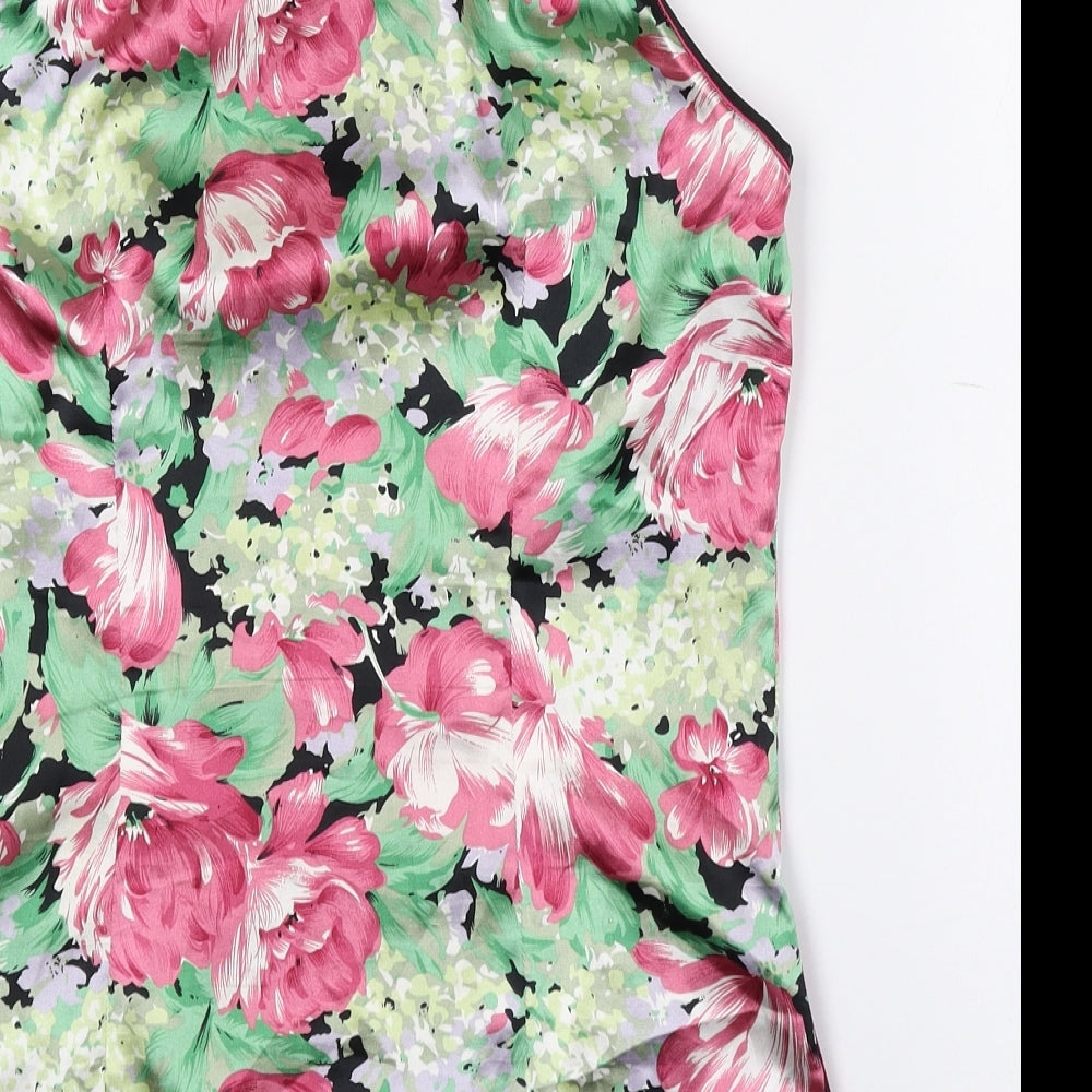 Womens UK Size 38 Preworn Multicoloured Basic Blouse