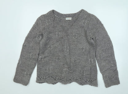 Womens UK Size 10 Marks and Spencer Grey Pullover Jumper