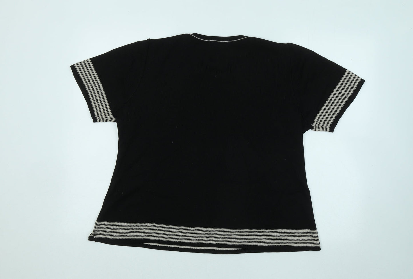 Womens UK Size 16 BHS Black Pullover Jumper