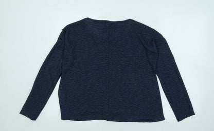 Womens UK Size 12 Atmosphere Blue Pullover Jumper
