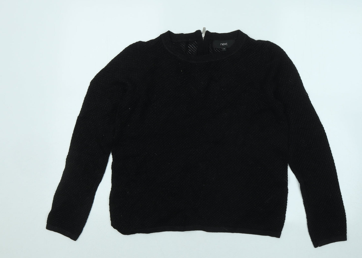 Womens UK Size 10 NEXT Black Pullover Jumper