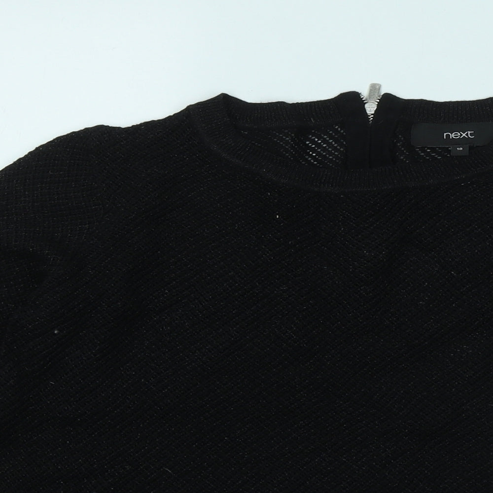 Womens UK Size 10 NEXT Black Pullover Jumper