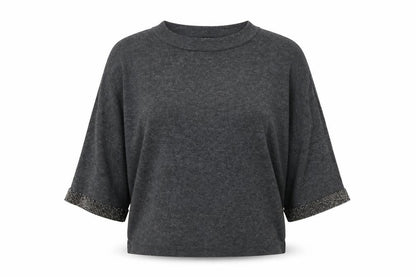 Womens UK Size 8 Warehouse Grey Pullover Jumper