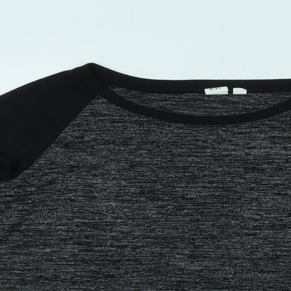 Gap Mens Grey Round Neck Polyester Pullover Jumper Size M