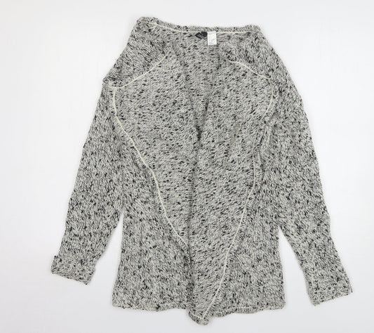 Womens UK Size S H&M Grey Cardigan Jumper
