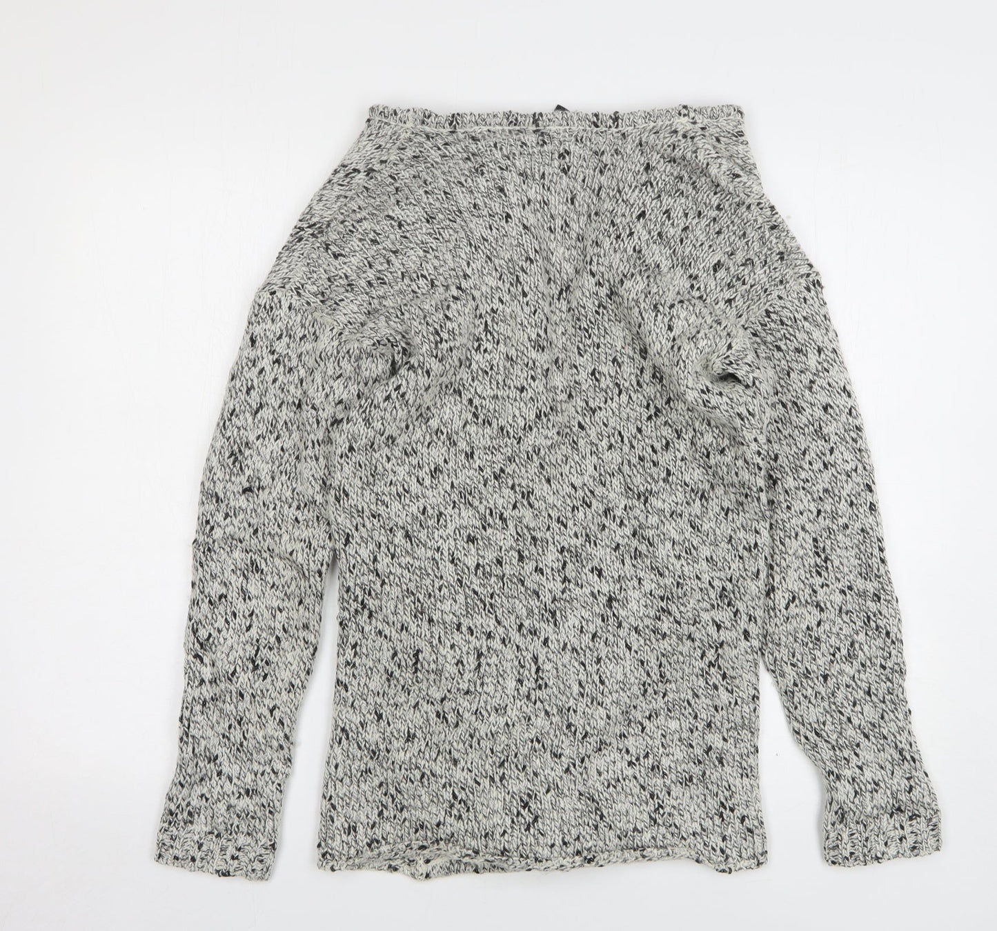 Womens UK Size S H&M Grey Cardigan Jumper