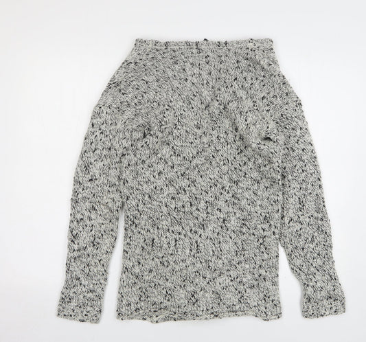 Womens UK Size S H&M Grey Cardigan Jumper