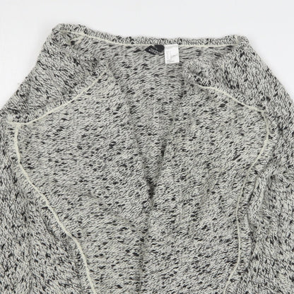 Womens UK Size S H&M Grey Cardigan Jumper