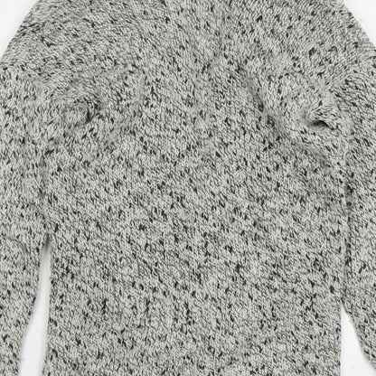 Womens UK Size S H&M Grey Cardigan Jumper