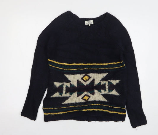 Womens UK Size 8 NEXT Blue Pullover Jumper