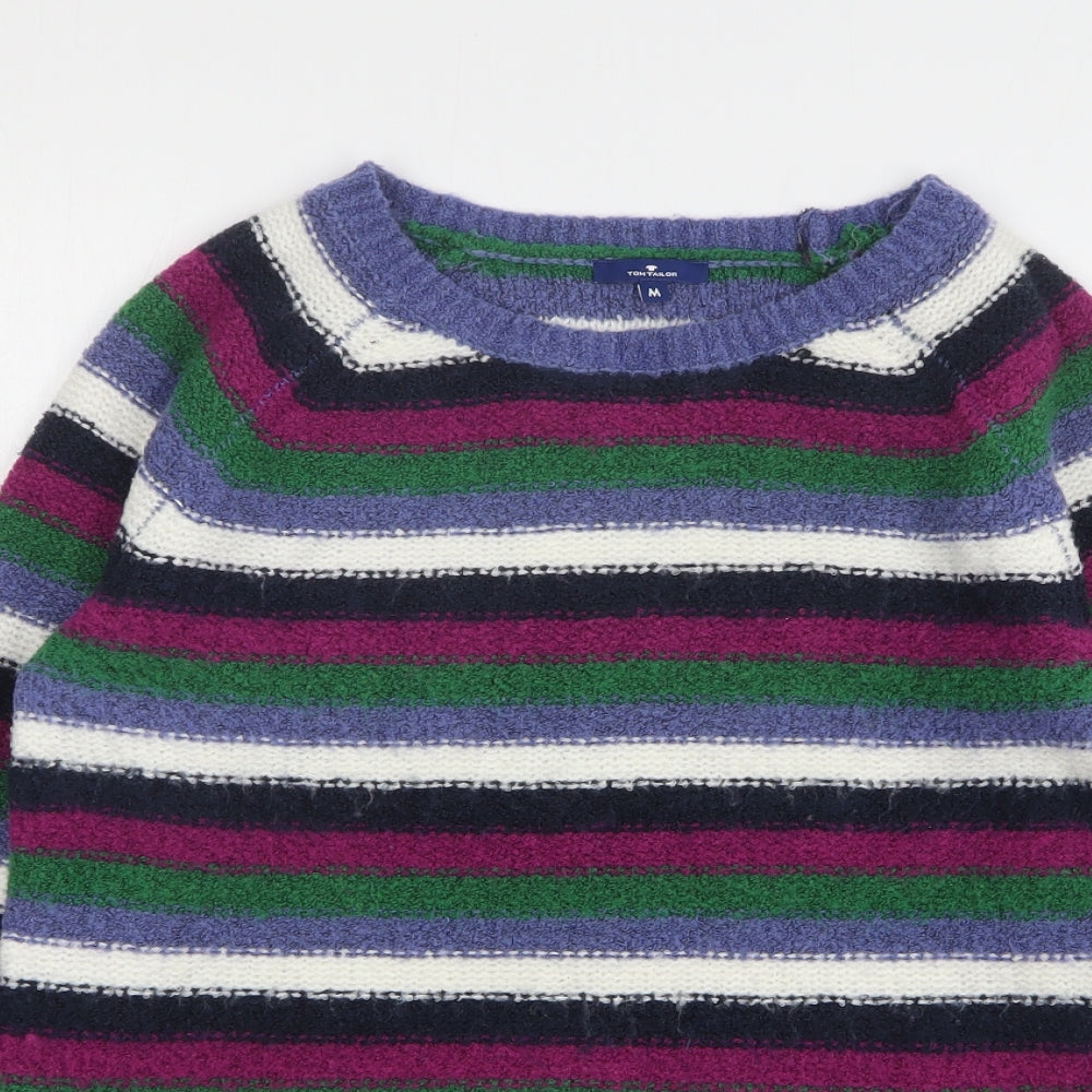 Womens UK Size M TOM TAILOR Multicoloured Pullover Jumper