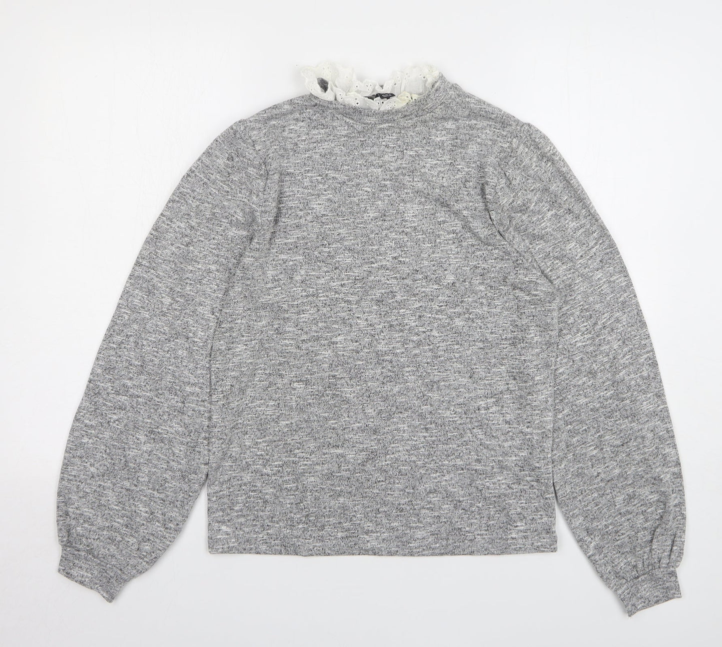 Womens UK Size 14 New Look Grey Pullover Jumper
