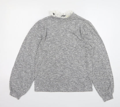 Womens UK Size 14 New Look Grey Pullover Jumper