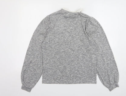 Womens UK Size 14 New Look Grey Pullover Jumper
