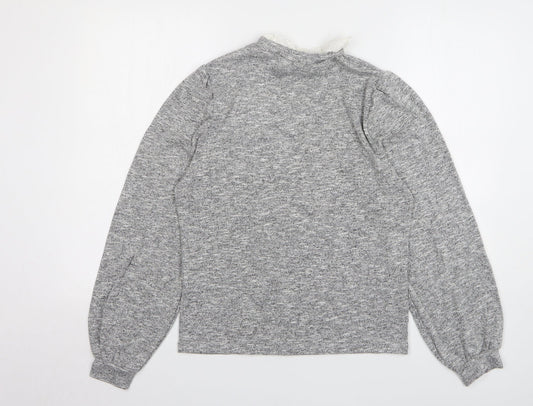 Womens UK Size 14 New Look Grey Pullover Jumper
