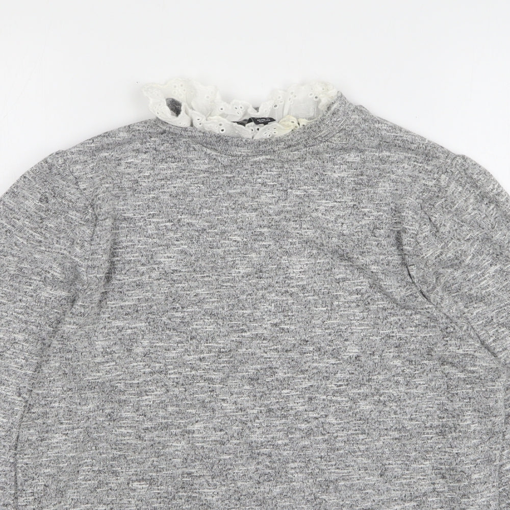Womens UK Size 14 New Look Grey Pullover Jumper