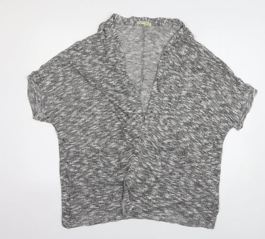 Womens UK Size 8 Innocence Grey Cardigan Jumper