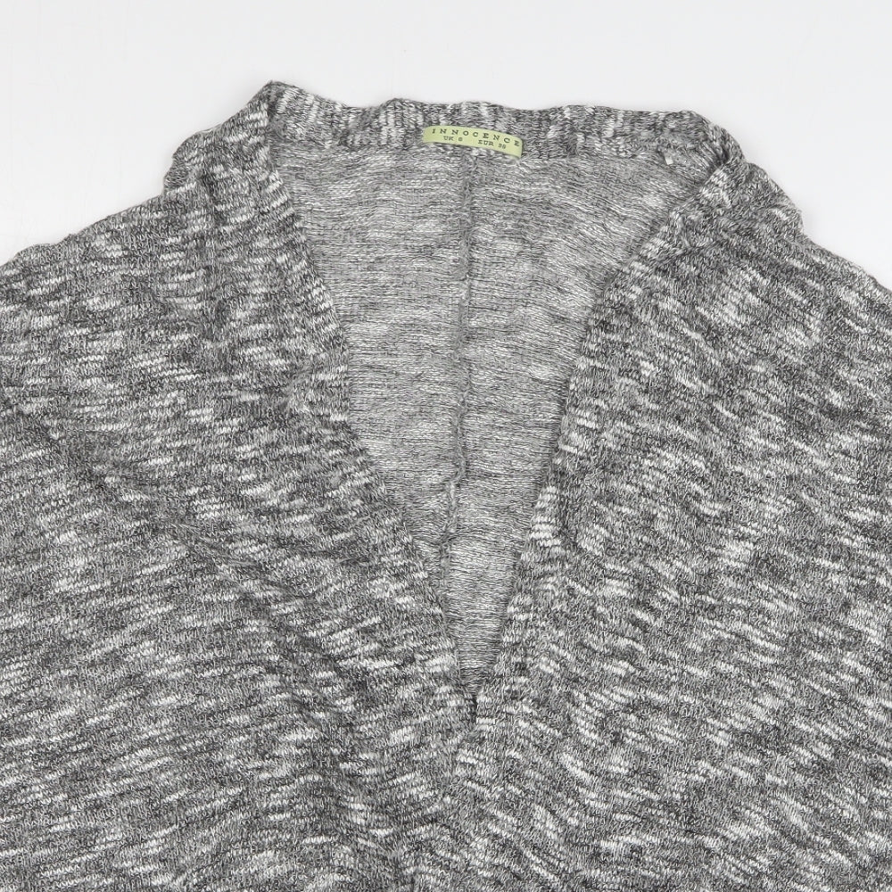 Womens UK Size 8 Innocence Grey Cardigan Jumper