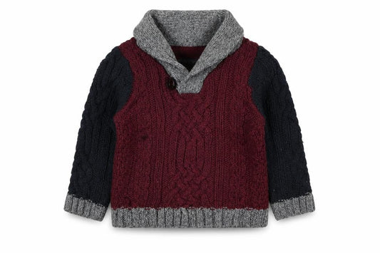 Earlydays Boys Red Acrylic Pullover Jumper Size 3-6 Months Pullover