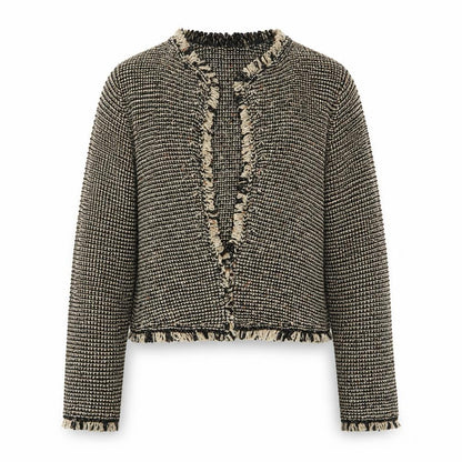 H&M Womens Brown V-Neck Acrylic Pullover Jumper Size L