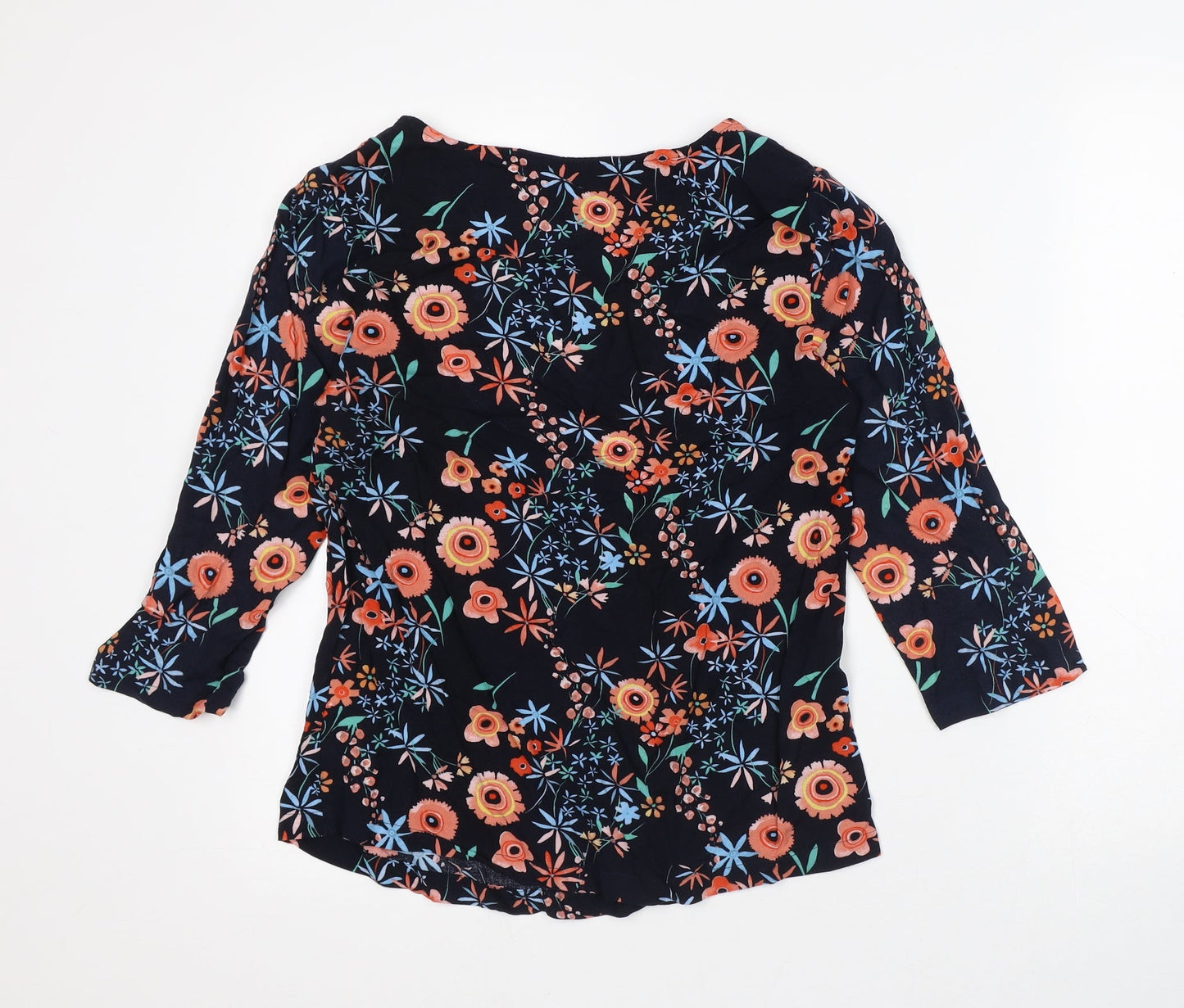 Womens UK Size 8 Marks and Spencer Multicoloured Basic Blouse