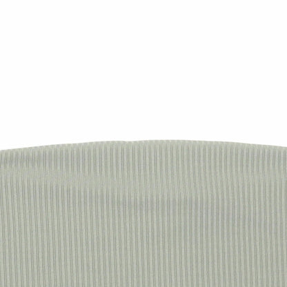 Primark Womens Green Polyester Cropped T-Shirt Size XS Off the Shoulder - Ribbed Bandeau