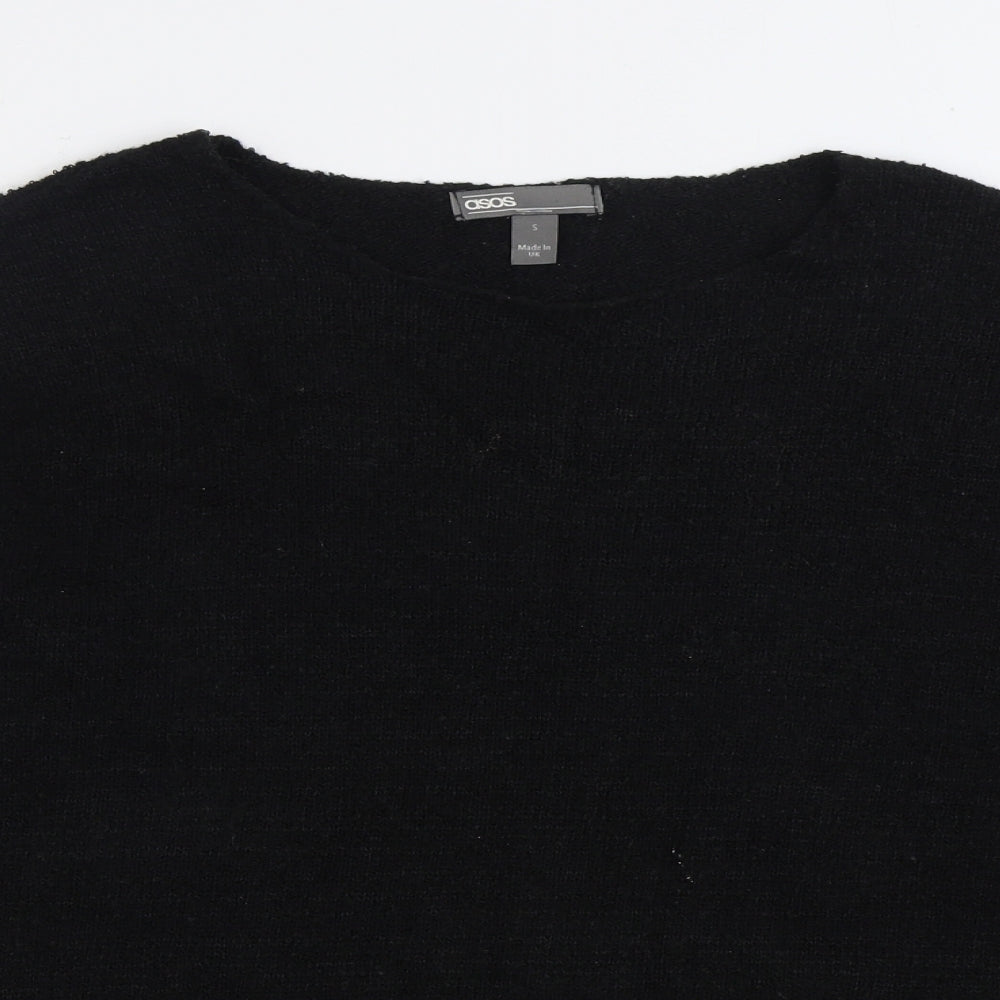 Womens UK Size S ASOS Black Pullover Jumper
