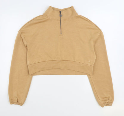 Womens UK Size M Gilly Hicks Brown Pullover Sweatshirt