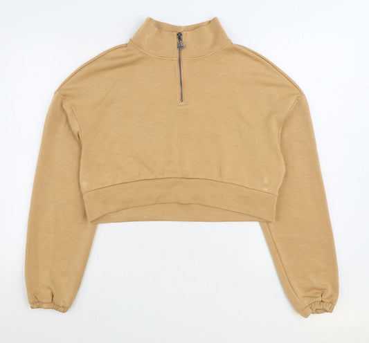 Womens UK Size M Gilly Hicks Brown Pullover Sweatshirt