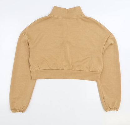 Womens UK Size M Gilly Hicks Brown Pullover Sweatshirt