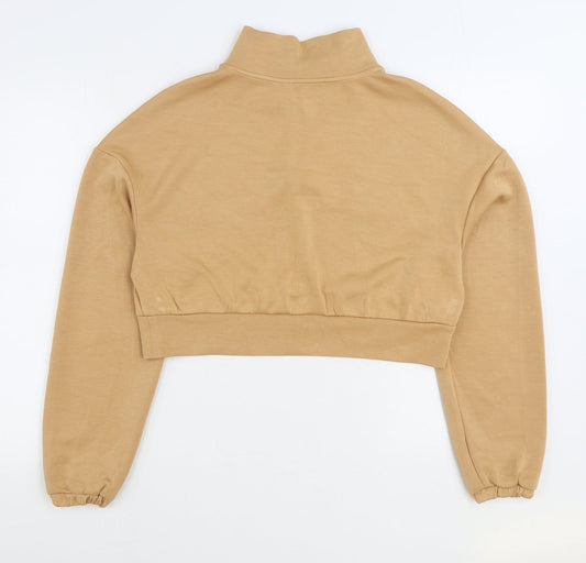 Womens UK Size M Gilly Hicks Brown Pullover Sweatshirt