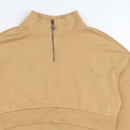 Womens UK Size M Gilly Hicks Brown Pullover Sweatshirt