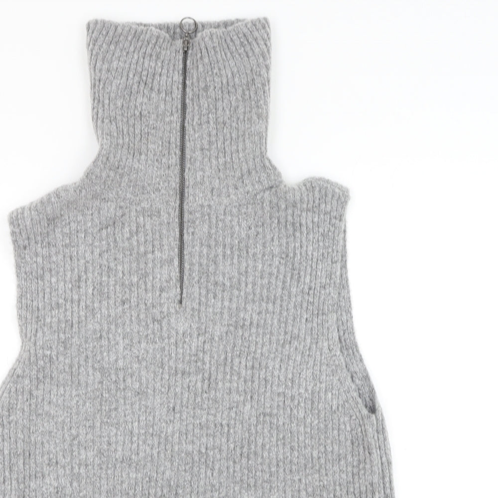 Womens UK Size M Object Grey Pullover Jumper