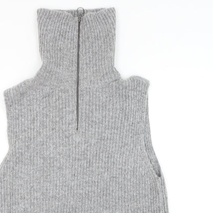 Womens UK Size M Object Grey Pullover Jumper