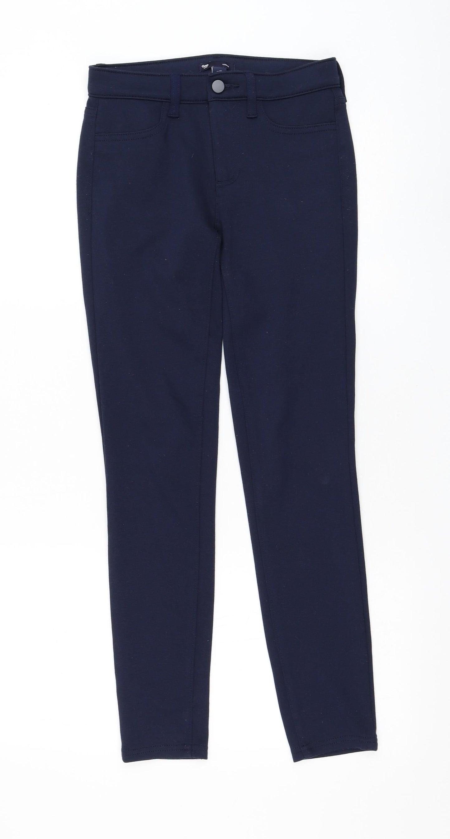Womens UK Size 4 Gap  Capri Blue Leggings