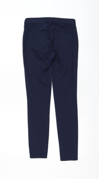 Womens UK Size 4 Gap  Capri Blue Leggings