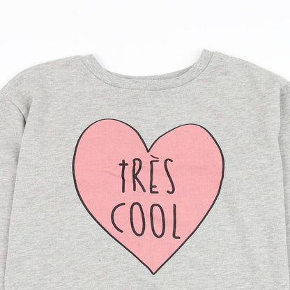 Atmosphere Womens Grey Polyester Pullover Sweatshirt Size 6 Pullover - Tres Cool