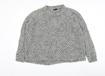 Womens UK Size M H&M Grey Pullover Jumper