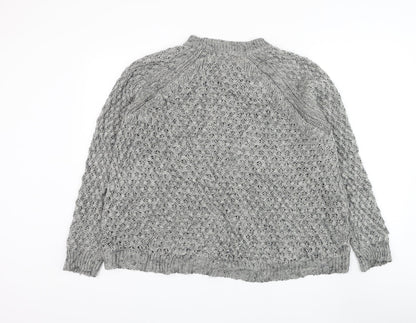 Womens UK Size M H&M Grey Pullover Jumper